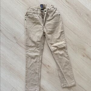 Boys GAP Beige Slim Fit Jeans